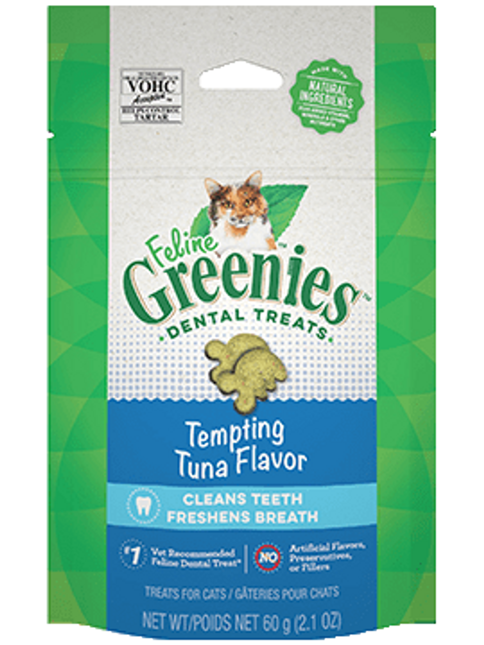 Greenies Feline Dental Treat - Tuna