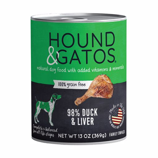 Hound & Gatos Wet Dog Food 13 oz.