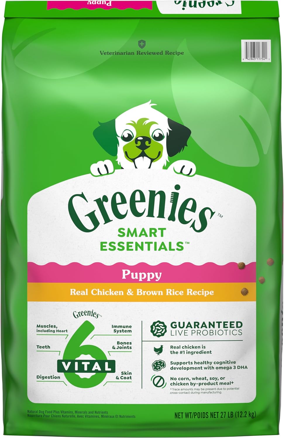 Greenies Puppy Dry Food - Chicken 5.5lbs