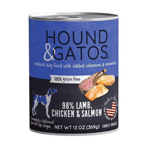 Hound & Gatos Wet Dog Food 13 oz.