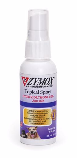 Zymox Spray with .5%Hydrocortisone 2oz.