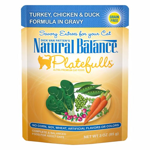 Natural Balance Morsels In Gravy/Turkey, Chicken & Duck 3oz. Pouch