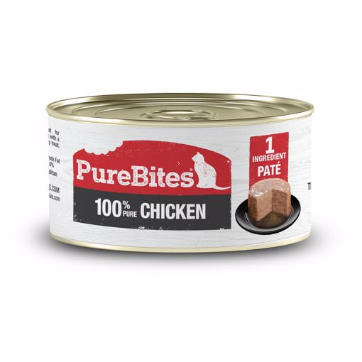 Pure Bites 100% Ckicken Pate- Cat 2.5oz.