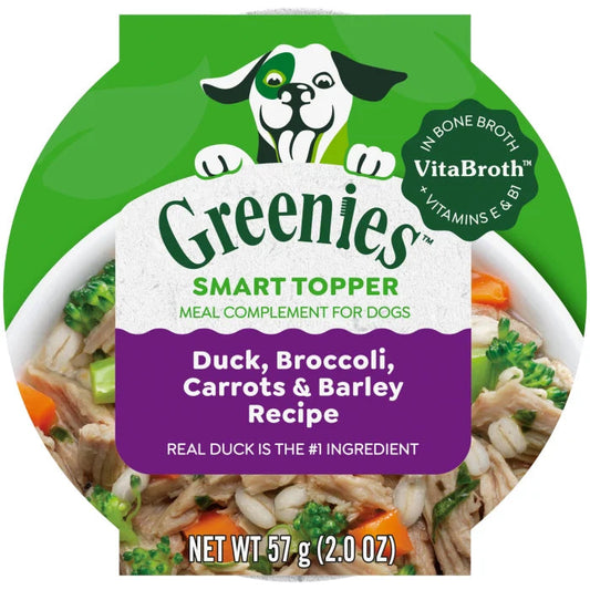 Greenies Toppers Wet Dog Food - Duck,Broccali, Carrots & Barley