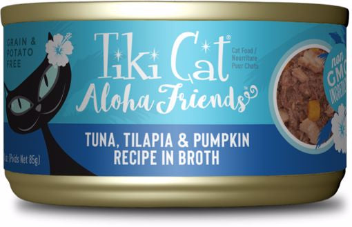 Tiki Cat Aloha Friends 3oz - Tuna/Tilapia/Pumpkin