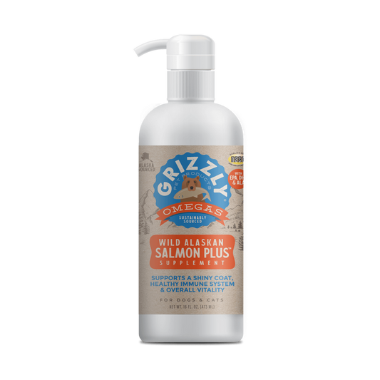 Grizzly Wild Alaskan Salmon Plus Supplements 8oz