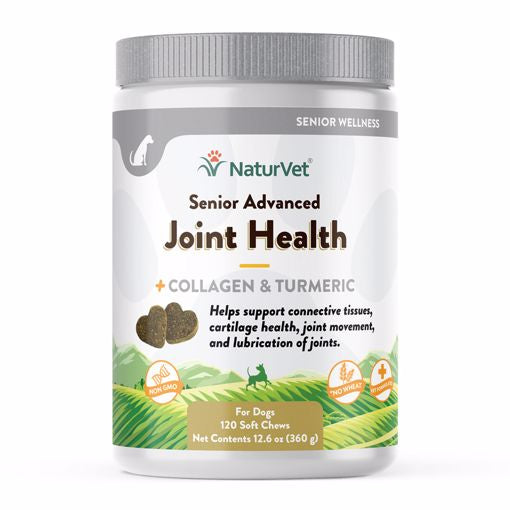 NaturVet Senior Advanced Joint Health 120 Soft Chews