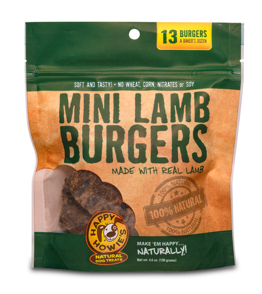 Happy Howie’s Mini Lamb Burgers - 13 Count - 4.6oz