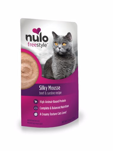 Nulo Freestyle Beef/Sardine Silky Mousse 2.8 oz.