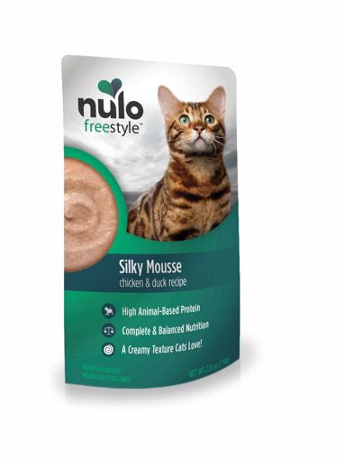 Nulo Freestyle Cat Silky Mousse Chicken Duck 2.8 oz
