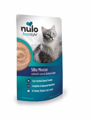 Nulo Freestyle Cat Silky Mousse Yellowfin Tuna/Shrimp 2.8oz.