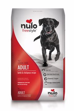 Nulo FreeStyle Grain Free Adult Dog Food - Lamb & Chickpeas - 24lb