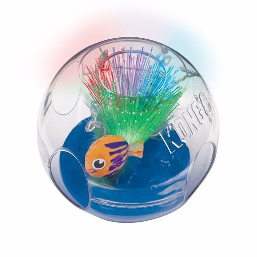 Kong Bat-A-Bout Glow Aquarium w/Catnip Cat Toy