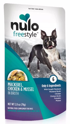 Nulo FreeStyle Dog Pouch - Mackerel, Chicken, Mussel - 2.8oz