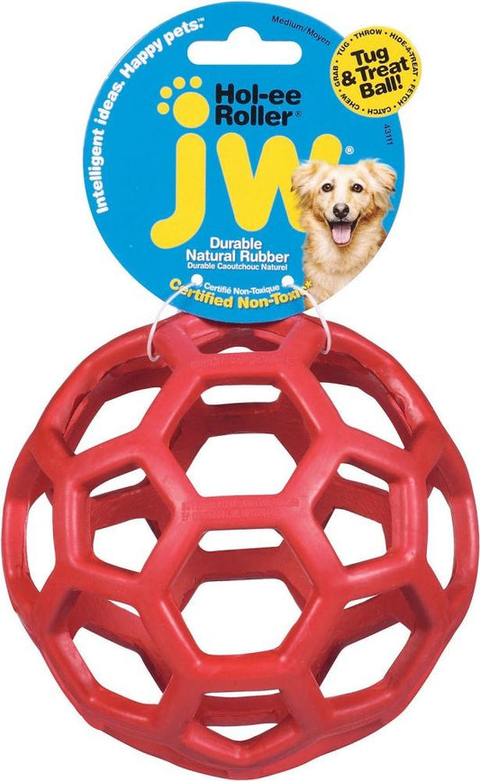 JW Hol-EE Roller Medium - Red/Blue/Green