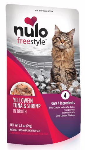 Nulo Freestyle Cat Pouch Yellowfin Tuna/Shrimp 2.8oz.