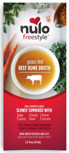 Nulo Freestyle Grass Fed Beef Bone Broth - Dog 2oz.