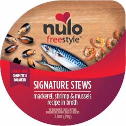 Nulo Freestyle Cat/Kitten Stew-Mackerel/Shrimp/Mussels 2.8oz. Cup
