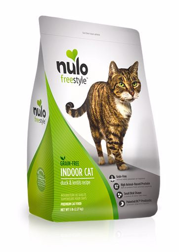 Nulo Freestyle Indoor Cat Food Duck & Lentils 5 lb.