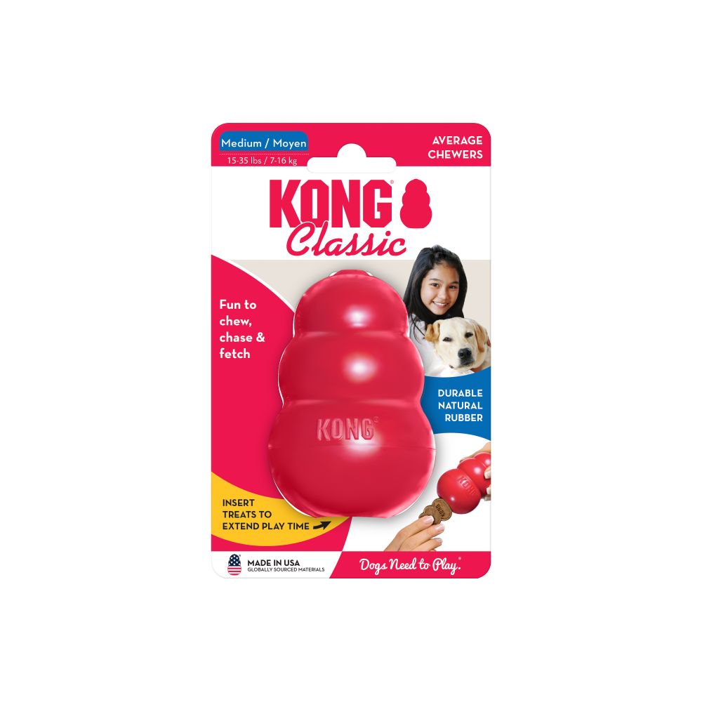 Kong Classic Toy - Medium Red