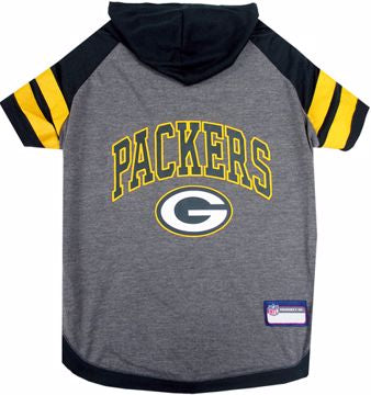 NFL Green Bay Hooded T-Shirt Size Large