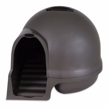Aspen Booda Clean Step Litter Box -Nickel