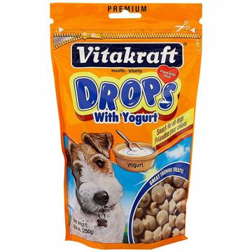 Vitakraft Drops-Yogurt Dog Treat 8.8 oz.