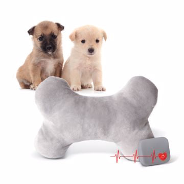 K&H Mother’s Heartbeat Puppy Pillow Medium Bone -10 Inch