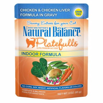 Natural Balance Platefulls Chicken & Chicken Liver Recipe 3 oz.