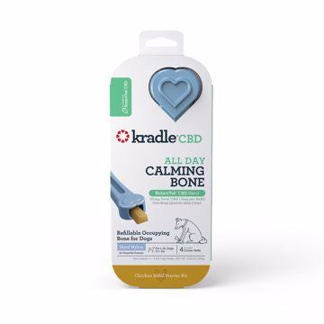 Kradle CBD All Day Calming Bone for Large/XL Dogs - 4ct Chicken