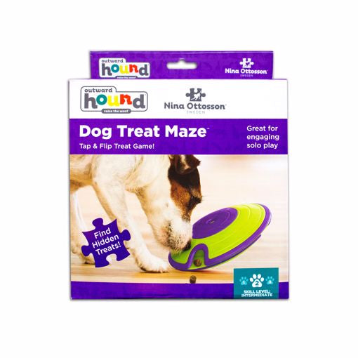 Outward Hound Dog Treat Maze-Green