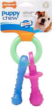 Nylabone Puppy Teething Pacifier XS.