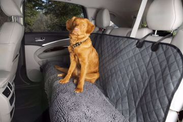 Dirty Dog Car Seat Cover & Hammock- 3 in 1- Grey