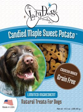 The Lazy Dog Cookie Co. Candied Maple Sweet Potato Dog Treats 14 oz.