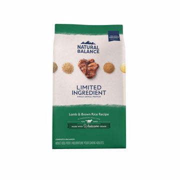 Limited Ing Lamb/Brown Rice Adult Formula Dry Dog Food 12lbs