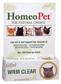 HomeoPet Worm Clear -Feline 15ML