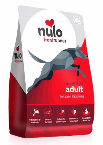 Nulo FrontRunner Adult Dog Food - Beef, Barley, & Lamb - 11lb
