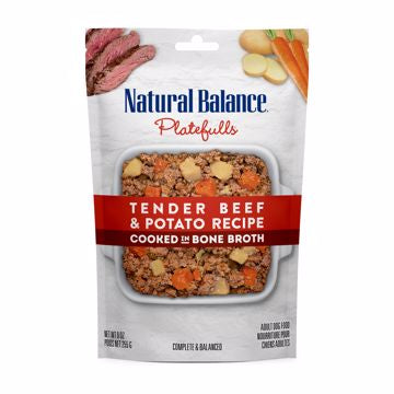 Natural Balance Platefuls Tender Beef/Potato Recipe Wet - Dog 9oz.
