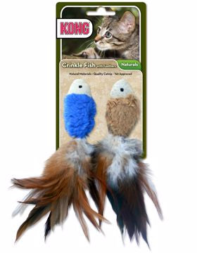 Kong Naturals Crinkle Fish Cat Toy