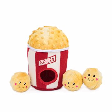 Zippy Burrow Popcorn Bucket Dog Toy