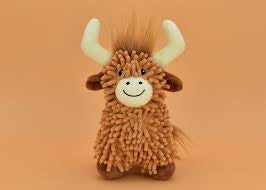 Multi-pet Highland Cow Squeaker Dog Toy