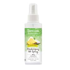 Tropiclean Deodorizing Pet Spray - Frosted Pinapple 4 oz