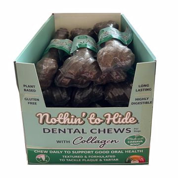 Nothin’ to Hide Dental Chews Bone with Collagen 7in.