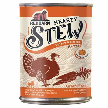 Redbarn Wet Dog Food Turkey And Carrot Stew 12oz