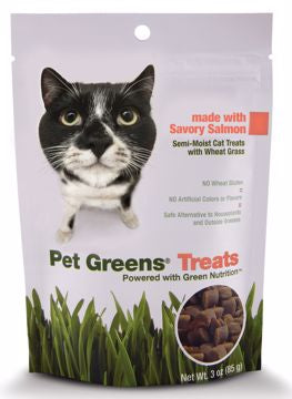 Pet Greens Salmon Cat Treats - 3 oz
