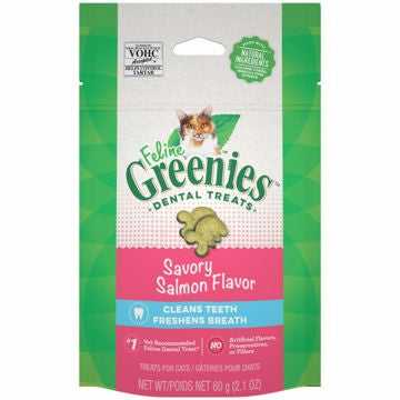 Feline Greenies Salmon Flavor 2.1oz