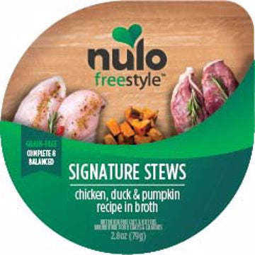 Nulo Freestyle Cat/Kitten Stew-Chicken/Duck/Pumpkin 2.8oz.
