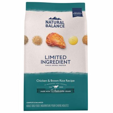 Natural Balance Chicken & Brown Rice Dry Dog Food 24lbs