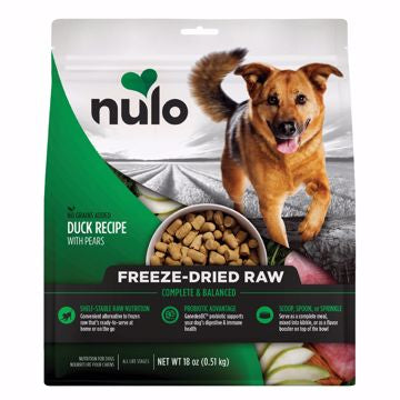 Nulo Freeze-Dried Raw Dog Food Duck w/Pear Recipe 18oz