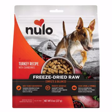 Nulo Freeze-Dried Raw Dog Food Turkey w/Cranberry Recipe 8oz